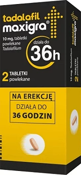 Tadalafil Maxigra, tabletki na erekcję, 2 szt.