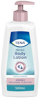 TENA SKIN LOTION , balsam nawilżający do ciała z witaminą E, 500 ml