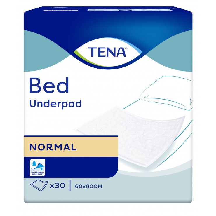 Tena Bed Normal, podkłady chłonne, 60 x 90 cm, 30szt.