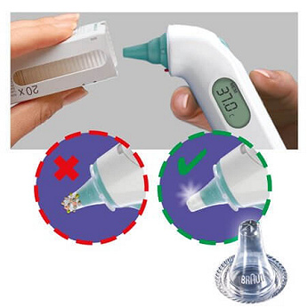 Termometr do ucha Braun, IRT3030 Thermosca, 1 szt.