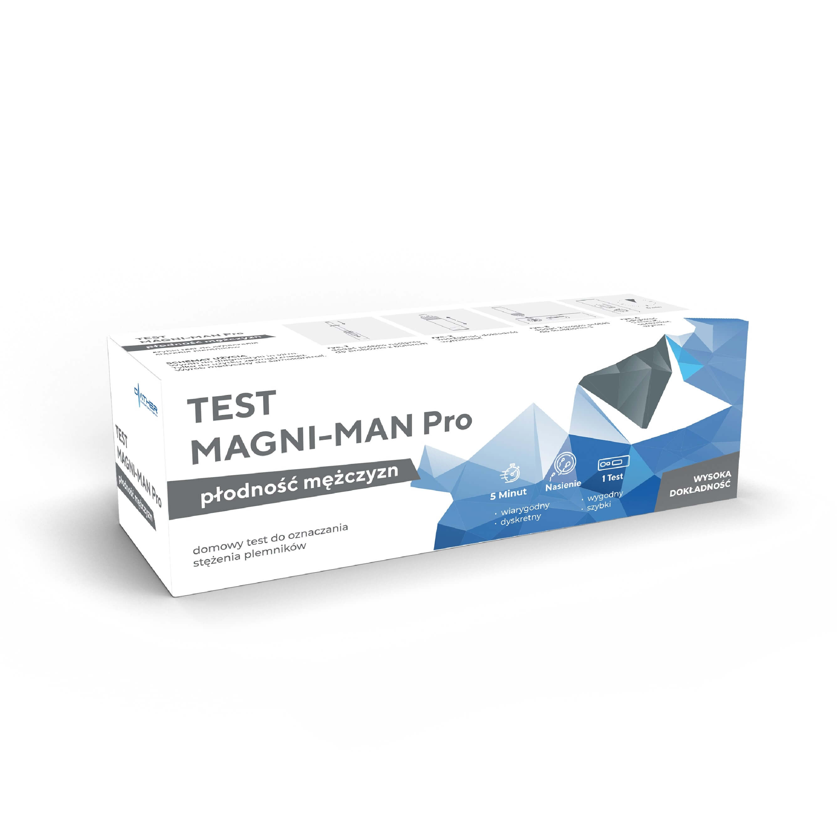 Test Magni-Man Pro, domowy na płodność mężczyzn, 1 szt.