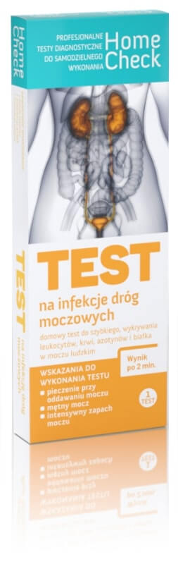 Test na infekcję dróg moczowych do wykonania w warunkach domowych,  1 szt.