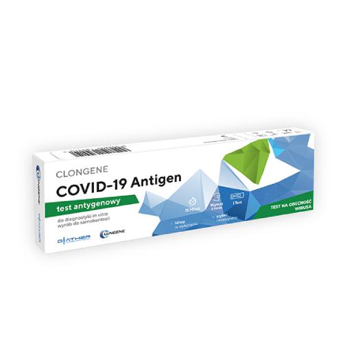 CLONGENE COVID-19 Antigen, szybki test antygenowy z nosa, 1 szt.