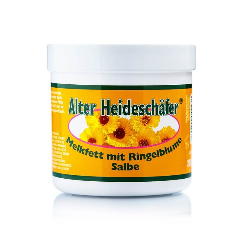 Alter Heideschafer tłuszcz mleczny z nagietka do skóry bardzo suchej, 250 ml