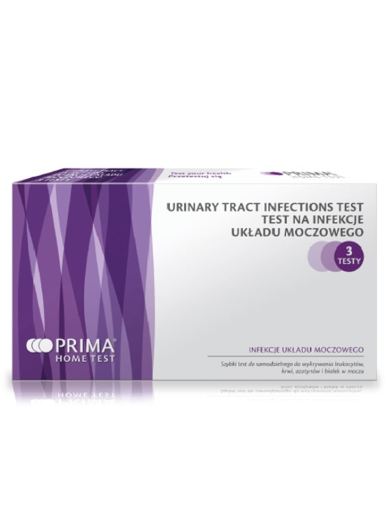 Urinary Tract Infections Test, domowy na infekcje układu moczowego, 3 szt.