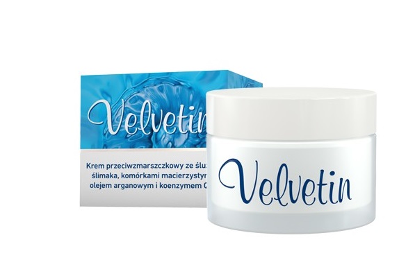 Velvetin  krem przeciwzmarszczkowy ze śluzu ślimaka, 50 ml