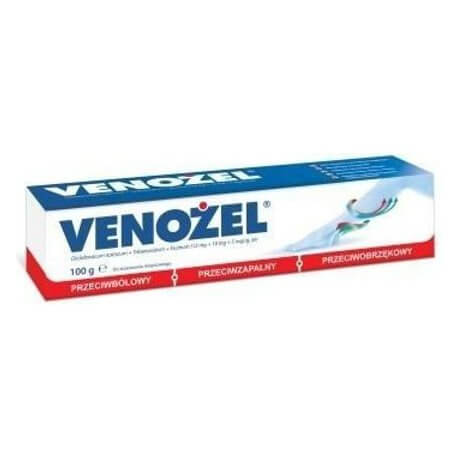 Venożel żel, przeciwzapalny i przeciwobrzękowy, 100 g