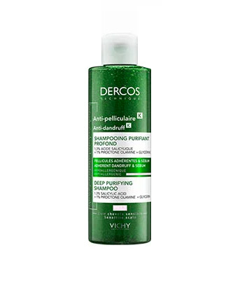 VICHY DERCOS Oczyszczający szampon przeciwłupieżowy K 250 ml