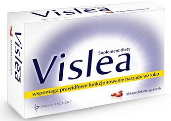 Vislea, kapsułki elastyczne ze składnikami wzmacniającymi narząd wzroku, 30 szt.