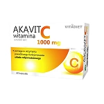 Akavit witamina C kapsułki twarde ze składnikami wzmacniającymi odporność, 60 szt.