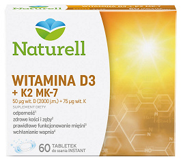 Naturell Witamina D3 + K2 MK-7