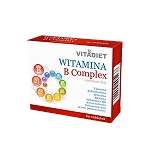 Witamina B Complex  tabletki uzupełniające dietę w witaminy z grupy B, 60 szt.