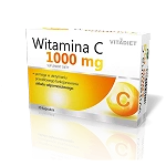 Witamina C 1000 kapsułki ze składnikami uzupełniającymi dietę w witaminę C, 60 szt.