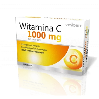 Witamina C 1000, kapsułki ze składnikami uzupełniającymi dietę w witaminę C, 60 szt.