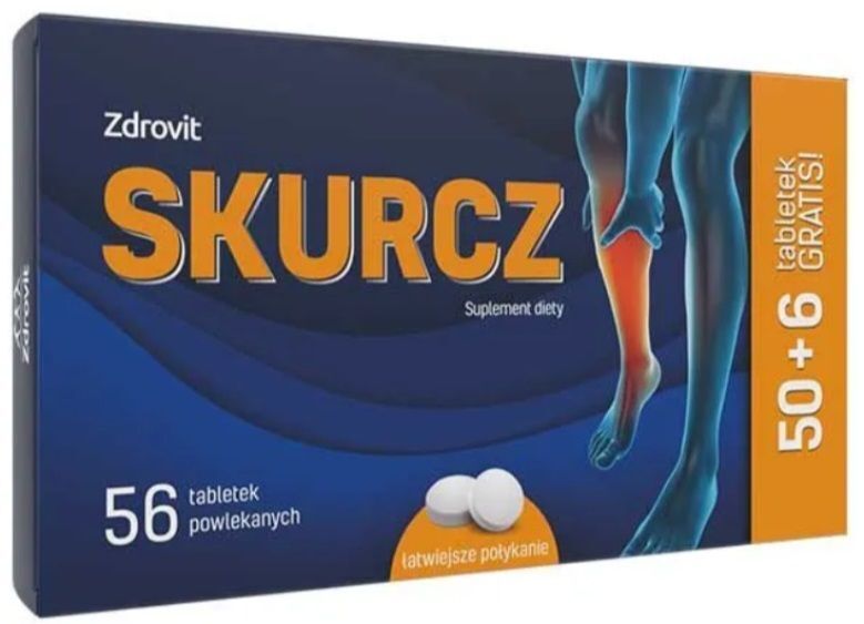 Zdrovit Skurcz tabletki z magnezem, 56 szt. 