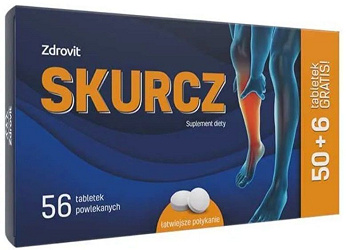 Zdrovit Skurcz, tabletki z magnezem, 56 szt.