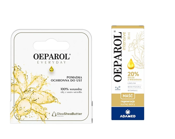 Oeparol Everyday pomadka ochronna, 4,8 g + Oeparol Intensive, maść regenerująca, 30 ml