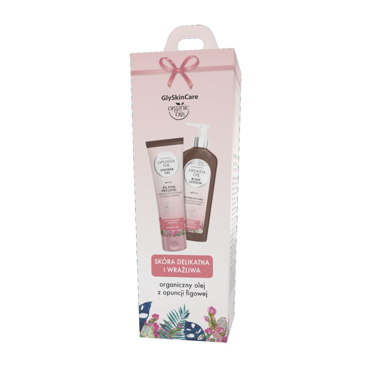 EQUALAN PHARMA EUROPE GlySkinCare Żel pod prysznic + Balsam do ciała Opuncja, zestaw z organicznym olejem z opuncji figowej: żel, 250 ml + balsam, 250 ml — Składniki i ocena