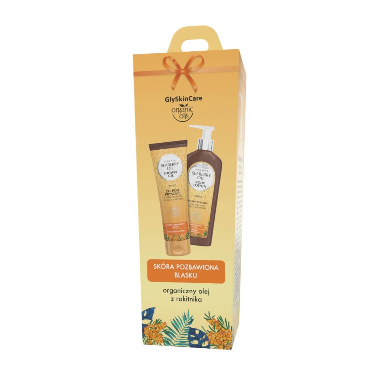 EQUALAN PHARMA EUROPE GlySkinCare Żel pod prysznic + Balsam do ciała Olej Rokitnikowy, zestaw z organicznym olejem rokitnikowym: żel, 250 ml + balsam, 250 ml — Składniki i ocena