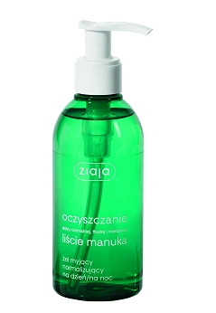 Ziaja Oczyszczanie Liście Manuka, żel myjący normalizujący, 200 ml
