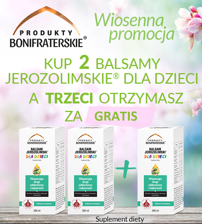 baner balsam jerozolimski